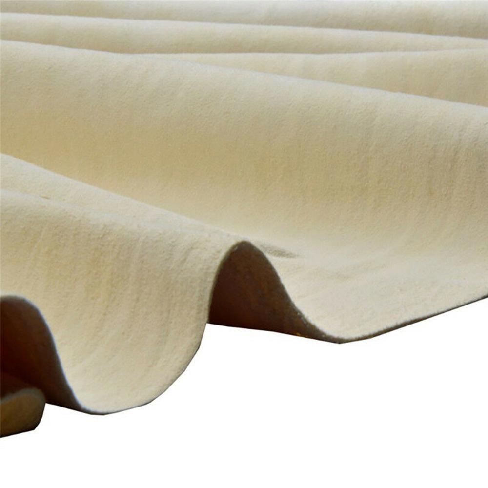 1pc Car Washing Towel Chamois Leather Rag 40*60cm Irregular Shape
