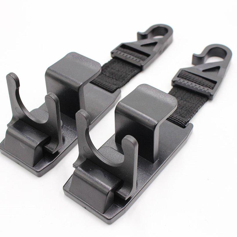 Purse ABS Car Seat Headrest Hook 1/2/4Pcs Grocery Bag Auto Seat Hanger Backseat Holder