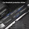 3D Carbon Fiber Car Sticker Auto Door Sill Side DIY Paste Protector Strip For BYD F3 E6 Yuan Plus Atto F0 G3 I3 Ea1 Song Max