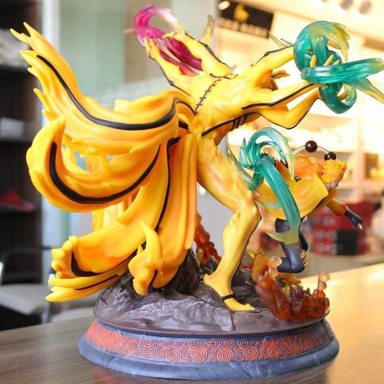 Oversized Naruto Shippuden Anime Model Figurine Uzumaki Naruto Gk Action Figure 36cm Pvc Statue Collectible Toys for Children