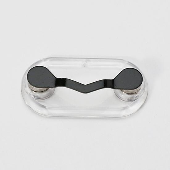 Зажим для очков, устойчивый к царапинам магнитный держатель для очков, простой в использовании зажим для значка солнцезащитных очков для одежды