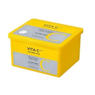 Vita C Plus Ежедневная тонизирующая тканевая маска – 30 штук (350 мл)