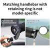 Man Bicycle 1PC/1Pair Rear View Convex Mirror Handlebar Cool Drop Bar Mount Acrylic Lens Back Sight Reflector Light Weight