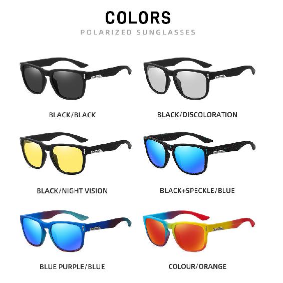 QUISVIKER New polarized sunglasses unisex fashion sunglasses UV400Fishing Goggles