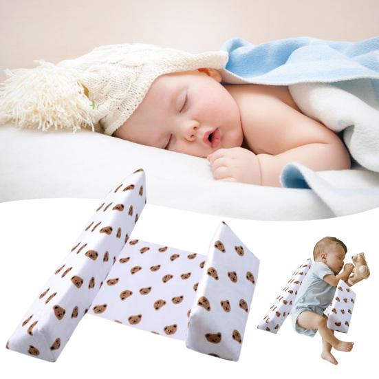 Подушка-клиновидная подушка для сна на боку для младенцев с регулируемым антиопрокидывающим эффектом, съемная, моющаяся, с наклоном в 45 градусов, с мягкой пеной с эффектом памяти, с эффектом против рвоты