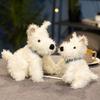 West Highland White Terrier Cuddly Cartoon Girl Children Holiday Gift Dolls