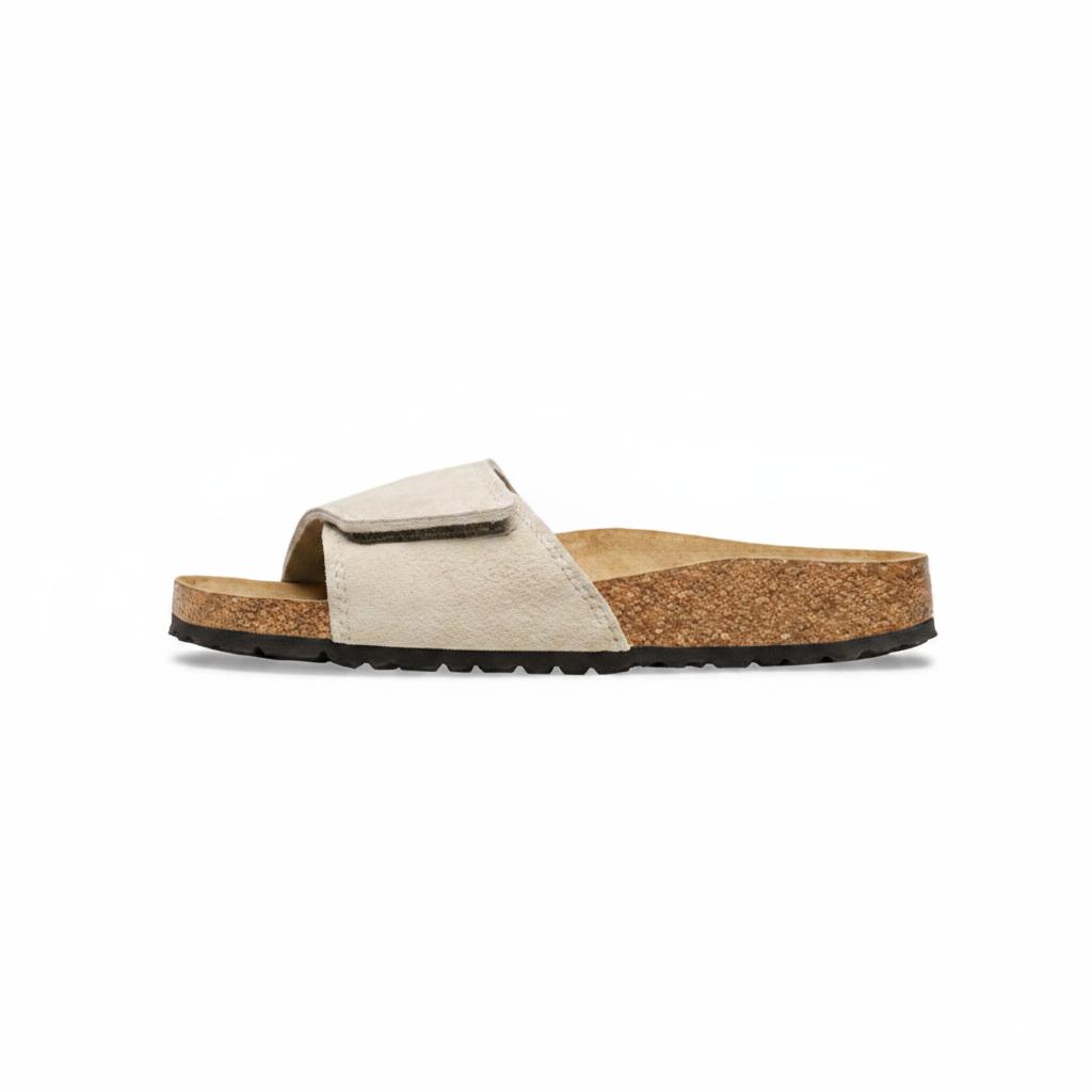 Birkenstock Шлепанцы Женские Перламутрово-белые Узкие 1031970