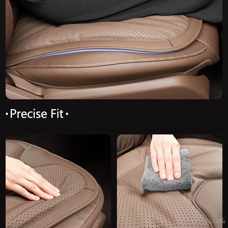 New Car Seat Cushion Leather Pad Backrest Protector For BMW X1 X2 X3 X5 X4 X6 X7 G30 G20 G32 G11 G12 F40 F30 F20 F10 F34 Sticker