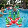 Reindeer Antler Ring Christmas Toss Toy PVC Ring Toss Game Funny Inflatable Christmas Tree  Gift