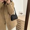 Crossbody Bag PU Leather Solid Color Shoulder Bag for Women Handbag Trendy Satchel Purse for Work Travel KTY