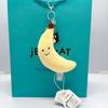New JC Coffee Bean, Marshmallow, Ladybug, Frog, and Macaron Dessert Keychain & Bag Charm — Plush Toy Gift for Friends