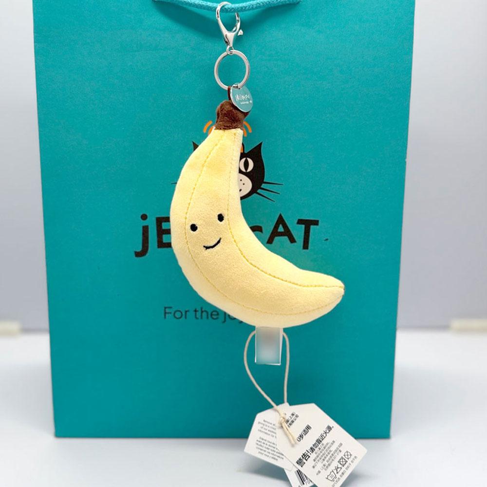New JC Coffee Bean, Marshmallow, Ladybug, Frog, and Macaron Dessert Keychain & Bag Charm — Plush Toy Gift for Friends