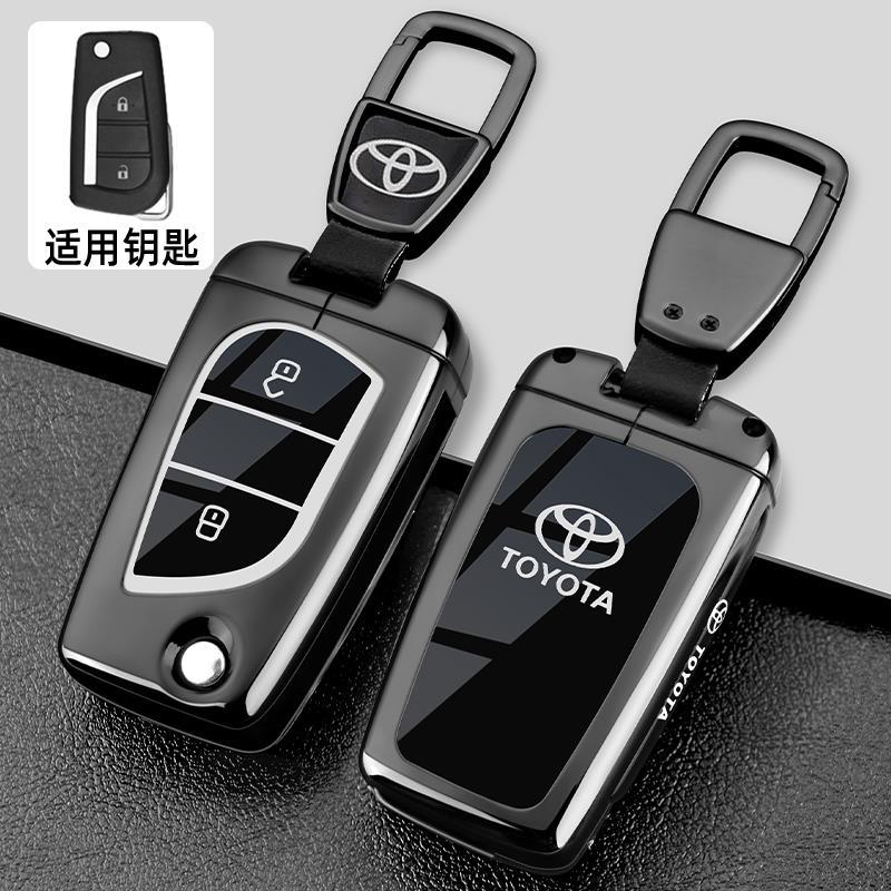 CNXU7 Подходит для чехла на ключ Toyota RAV4 2024 Модный Плюс городская версия мужская складная автомобильная сумка металлическая оболочка пряжка