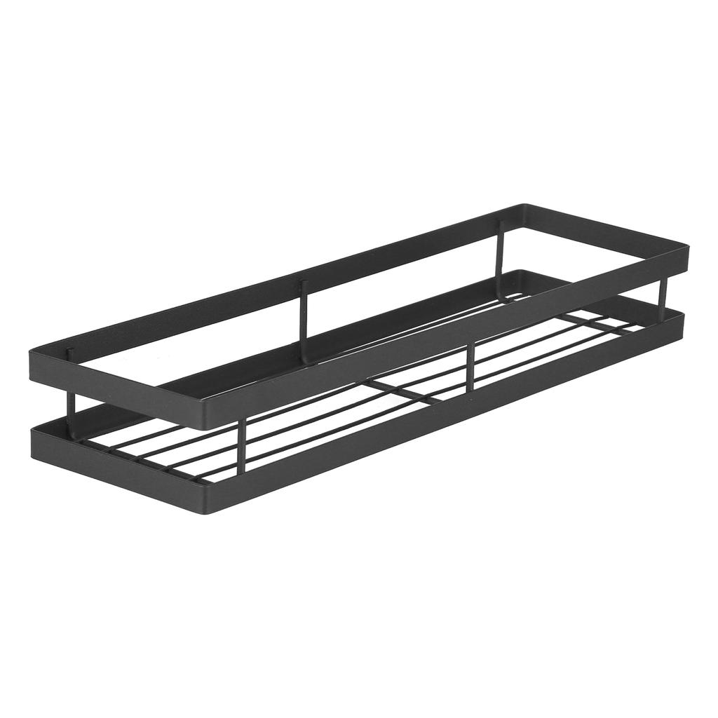 Spice Rack Wall Mounted Seasoning Rack Iron Cabinet Storage Holder Organizer for KitchenLength 40cm   15.7in