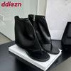 Fashion Low Heel Fashion Open Toe Ladies Sandals Booties With Zippers Shoes Female Footwear Sandals Ankle Boots For Women Flip Flops