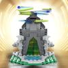 Gobricks MOC Святилище Света из Zelda Конструктор Модель Архитектура Средневековой Игры Кирпичики Игрушки Детские Подарки на День Рождения Игрушки