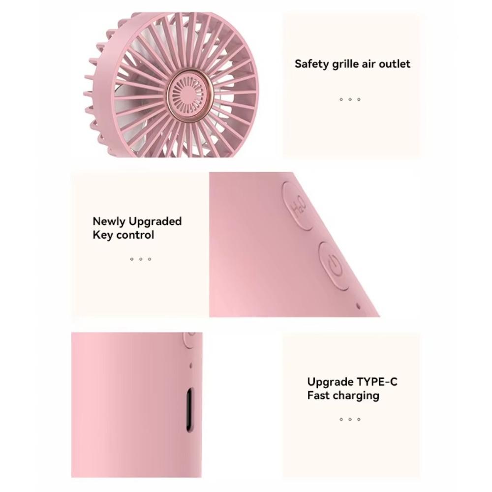 USB Rechargeable Handheld Fan Desktop Mini Fan New Mini Handheld Fan Travel