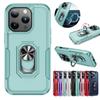 Полный чехол с вращающимся кольцом и защитой от падения для iPhone 15 14 Plus 13 12 11 Pro Max XS Max для Samsung S23 S22 S21 Ultra Plus Note20Ultra A13 A53 A14 A54