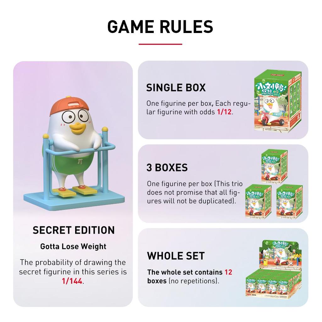 POP MART DUCKYO's Leisure Life Series [Assorted Box] Pop Mart Gachapon Blind Box Figure Plastic Model Premium Toy PVC Soft Vinyl Original Character