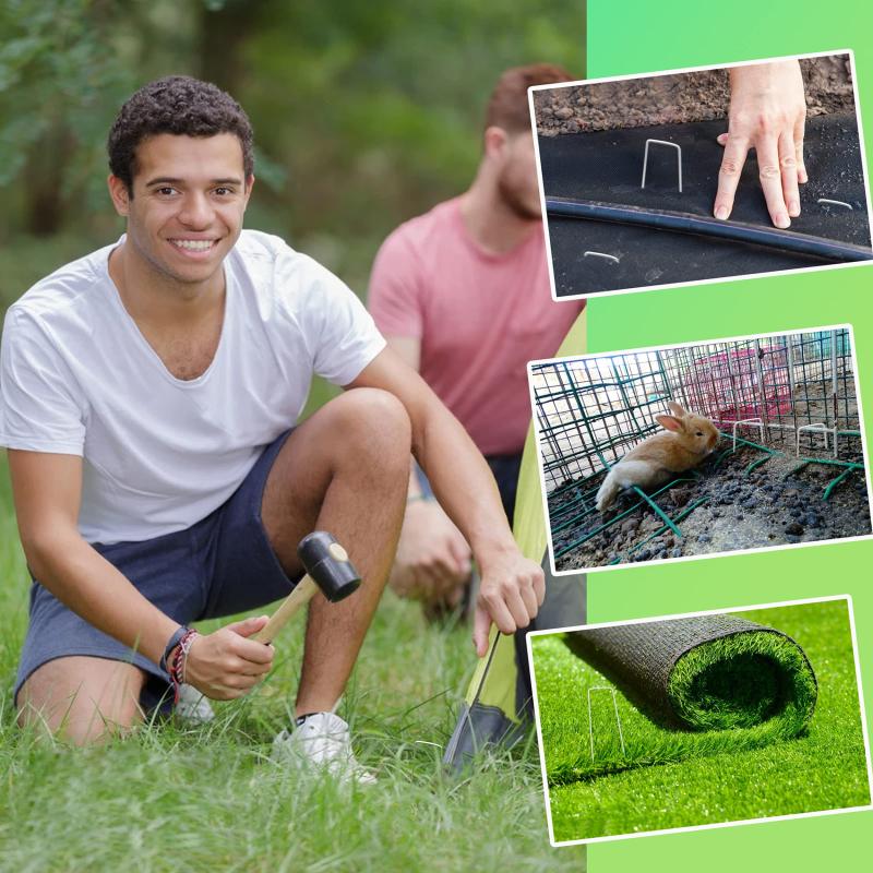 40 шт./компл., фиксированные гвозди для садовой теплицы с 3 отверстиями, набор профессиональных аксессуаров для орошения на открытом воздухе