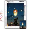 5D DIY Thaise Lampion и цветок лотоса светлая вышивка крестом стразы алмазный рисунок вышивка мозаика домашний декор