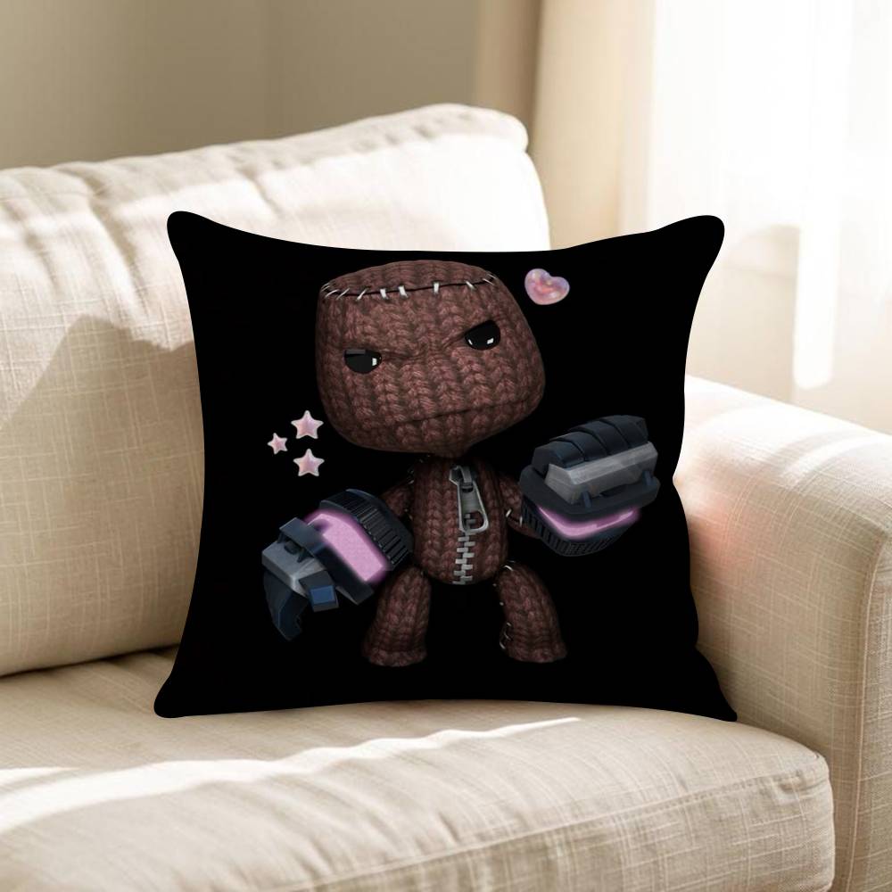 Забавная подушка-чехол Sackboy из LBP Наволочка для подушки Гостиная Диван Домашний декор На заказ