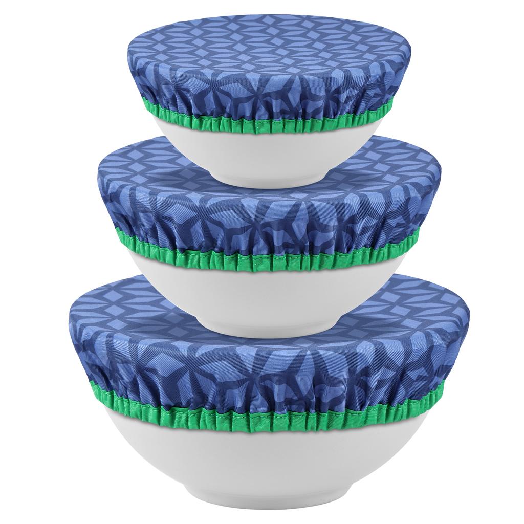 3 шт. чехлы для мисок из хлопчатобумажной ткани, кухонная эластичная пищевая пленка, сохраняющая свежесть, чехлы для мисок, контейнер для хранения, многоразовые