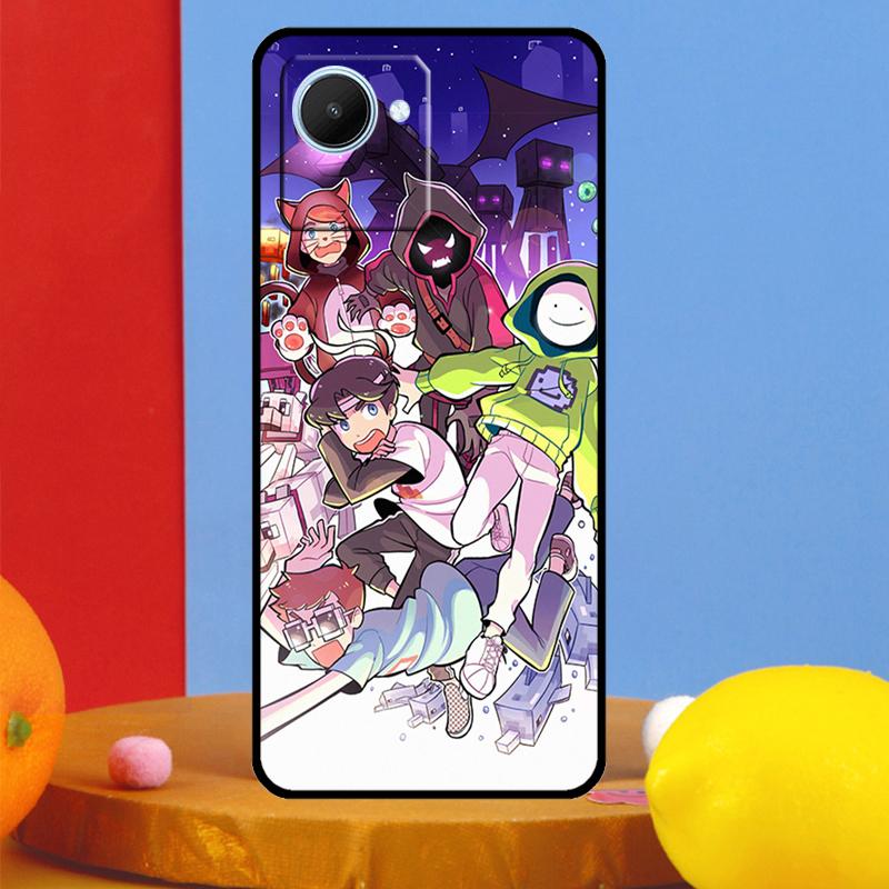 Dream Smp For Realme C55 C53 C67 C51 C35 C33 C31 C30 C25s C21Y GT Neo 6 5 9 10 11 12 Pro Plus Case