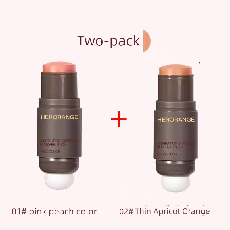 [Suitable for Beginners] Double-Headed Blusher Rouge Rods One Multi-Purpose Nature Complexion Repair Eye Shadow Lipstick Bean Bag