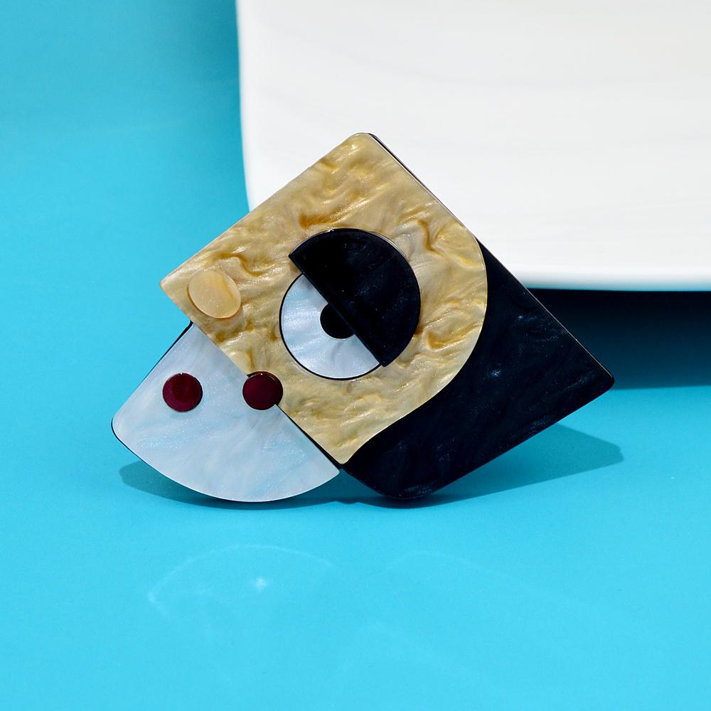 Новый дизайн, аниме-булавки, броши с человеческим лицом, японские милые абстрактные мультяшные акриловые ацетатные броши, ювелирные изделия для друзей