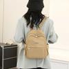 Casual Lightweight Large-capacity Backpack Trendy Versatile Nylon Backpack Women's Carry-on Backpack Bag