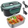 2025 Electric Heating Lunch Box for Car 12V Truck 24V 110V 220V US EU PLUS Lunchbox Heated Lunch Container for Food WarmerHeated Lunch Container for