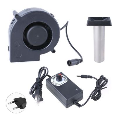 9733 Вентилятор с большим потоком воздуха 9 см Вентилятор с адаптером 90 мм Центробежный вентилятор для дикого кемпинга, пикника, барбекю на открытом воздухе, плиты