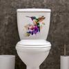 T297# Hummingbird Wall Sticker Bathroom Toilet Decor Living Room Cabinet Home Decoration Decals Beautify Self Adhesive Mural