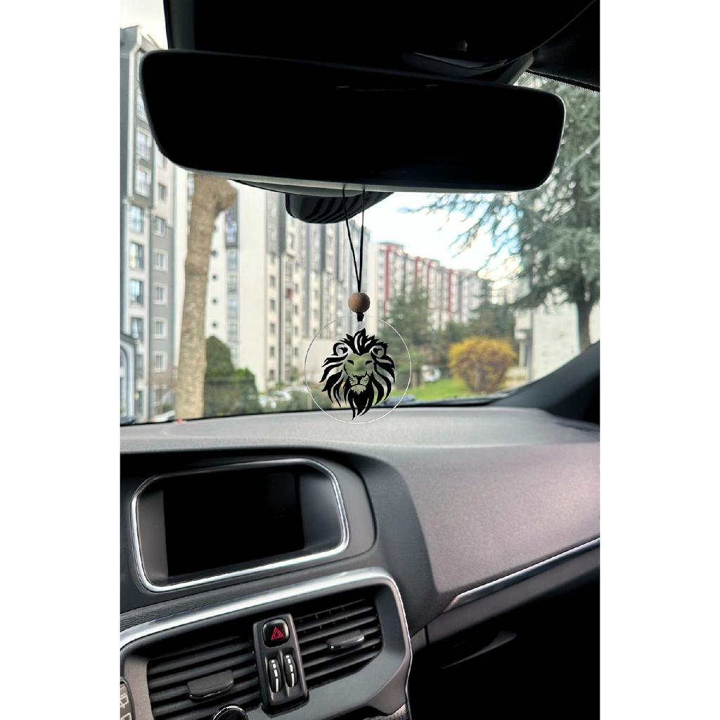 Лев Зеркало заднего вида из плексигласа Автомобильный орнамент