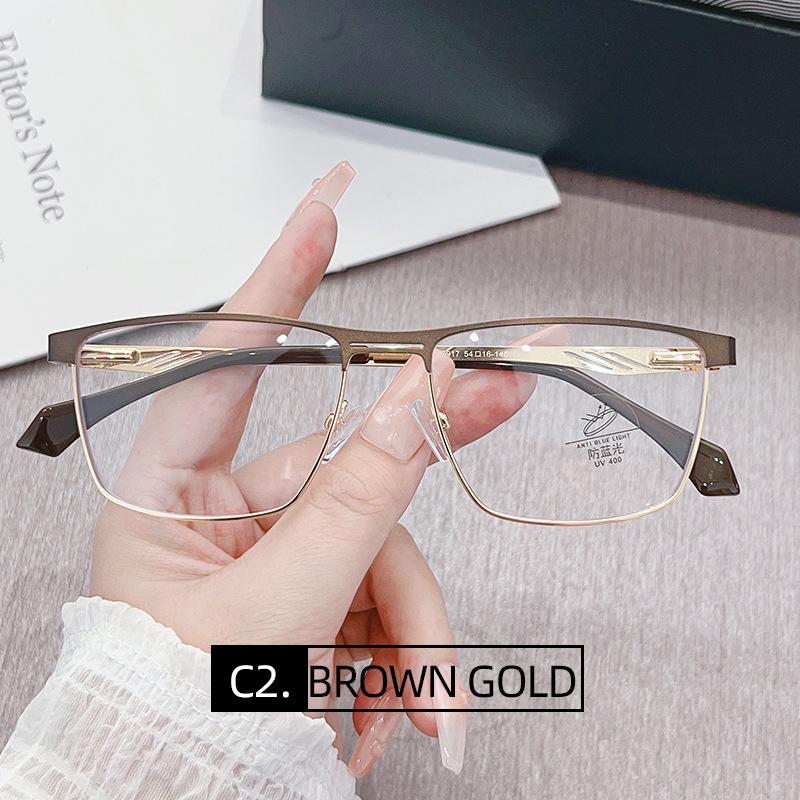 Мужские металлические очки с защитой от синего света — идеально подходят для путешествий, вождения и уличного стиля