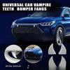 Car Vampire Fangs Bumper Sticker Halloween Decoration 3D Horror Teeth Decal For Auto Truck Spooky Exterior Styling Accessories