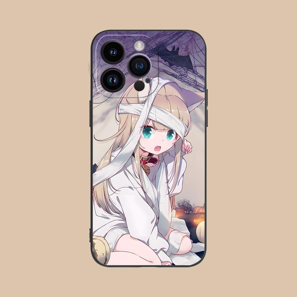 Anime Kinako Hara Mobile Phone Case for iPhone 17 16 15 14 13 12 11 X XR XS 8 7 Air Pro Max Plus Mini Colorful Cover Pretty
