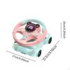 Steering Wheel Driver Fun Activity Gift Portable Kids Early Educational Toy Simulation Car