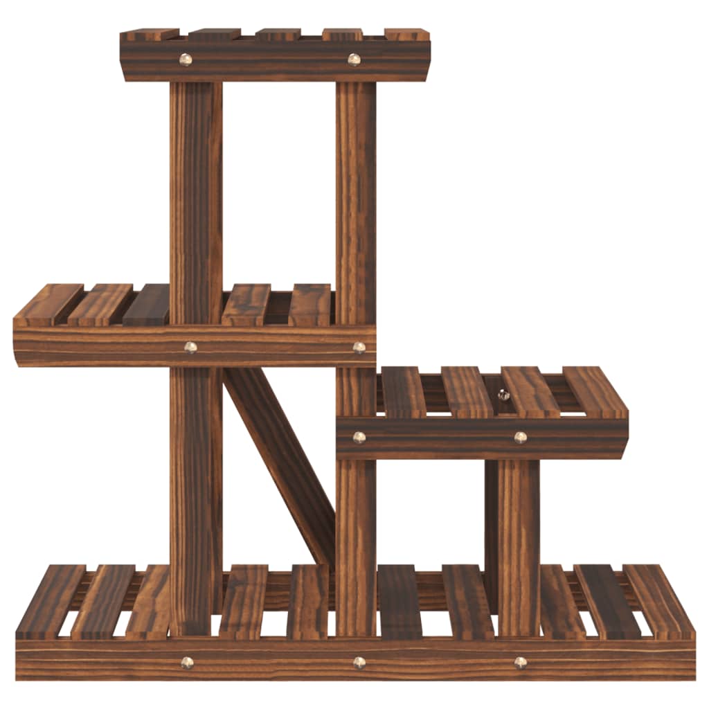 Plant Stand 58x25x51 cm Solid Pine Wood