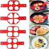 Egg Pancake Maker Mold Pancake Ring Nonstick Silicone Egg Cooker Fried Egg Shaper Omelet Moulds for Kitchen Baking Accessories