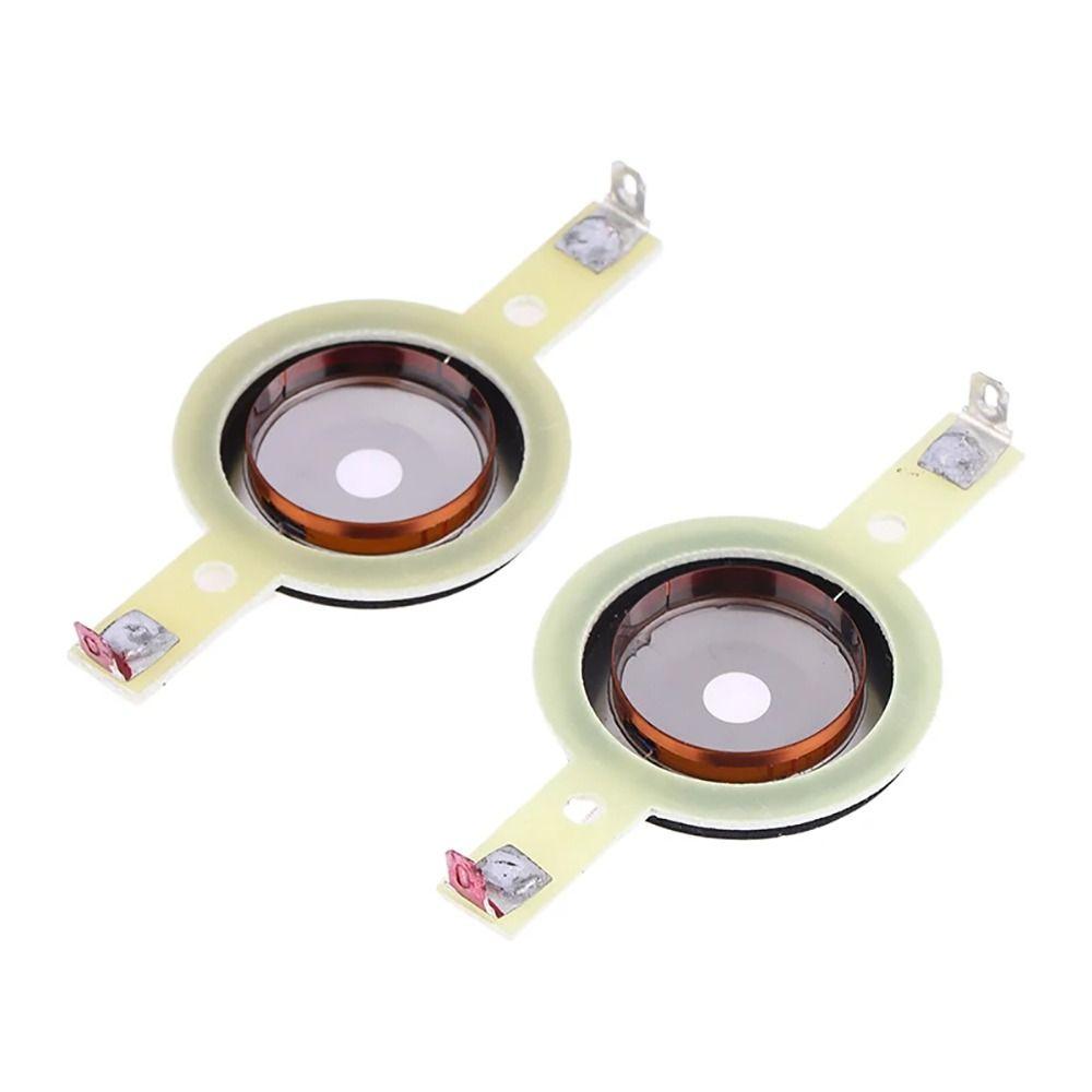 2Pcs Round Shape Speaker Treble Coil for Speaker Treble Horn Audio Equipment Maintenance Repair