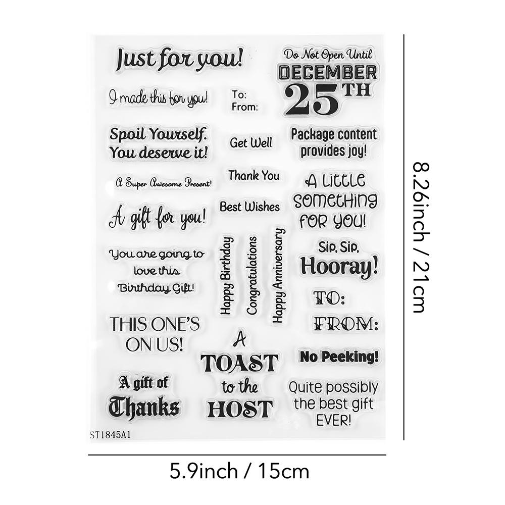 Позвольте вашему свету сиять Штамп Прозрачные штампы и металлические вырубные ножи Узор «Осенние хвосты» Прозрачные штампы-печати для изготовления праздничных открыток