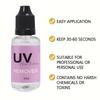 UV Hair Extension Kit: 30g Fast-Curing Glue + 30ml Remover & Eye Shields | Waterproof Seamless Bonds | Complete Salon & Home System
