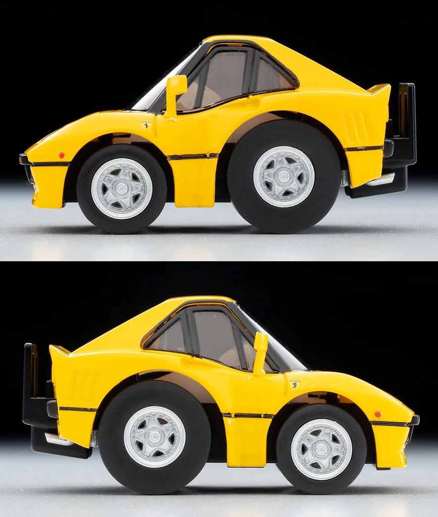 TOMYTEC Zero Ferrari GTO Желтый Готовый продукт Choro-Q Z-82c
