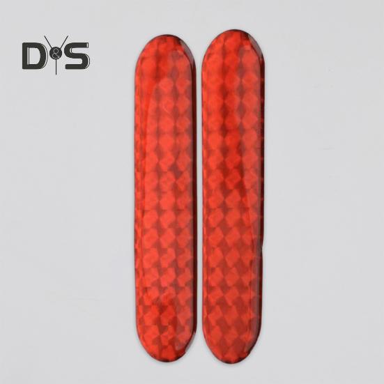 4 шт./компл. автомобильная светоотражающая наклейка 3D эпоксидная самоклеящаяся атмосферостойкая высокая яркость предупреждение о безопасности авто наклейка на дверь автомобильные принадлежности