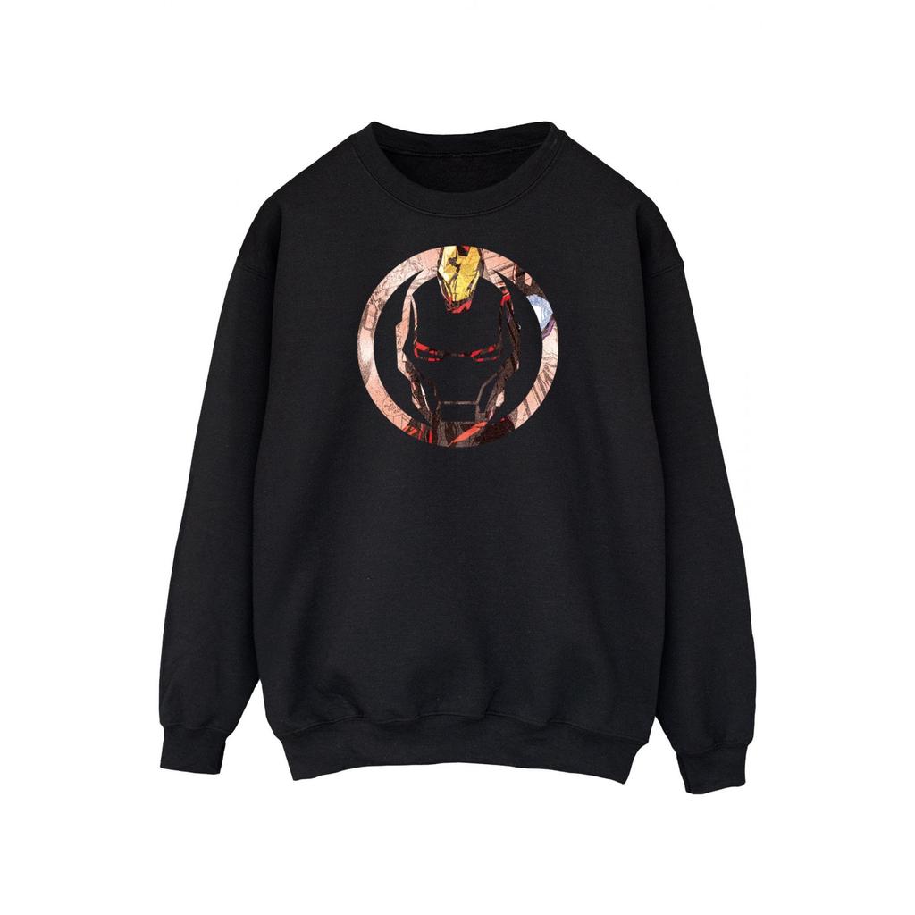 Iron Man Mens Montage Sweatshirt
