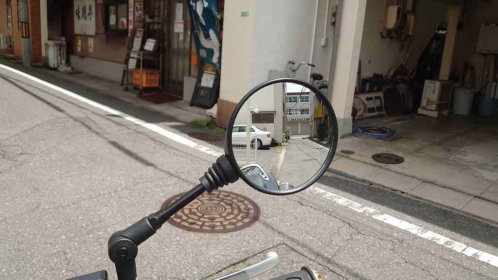 KEMIMOTO Off-Road Mirror, Bike Mirror, Folding Mirror, Folding 0.4 Inch (10 Mm), 0.3 Inch