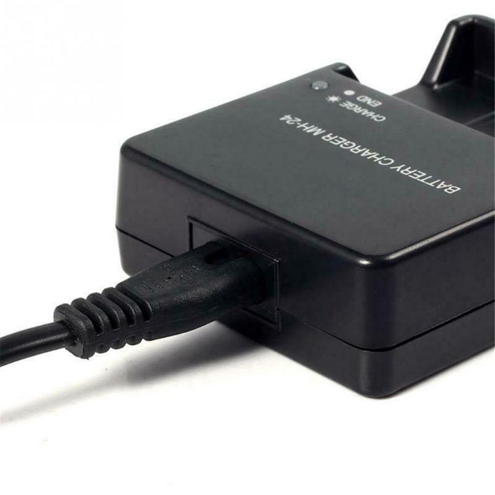 Stable Rechargeable LED Indicator Power Adapter Camera Battery Charger MH-24 Charging Dock