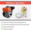 Carburetor Kit Needle Bowl Float Gasket Seal Pin Compatible with Honda GX120 GX160 GXV140 GXV160 GX200 GXV120 Start Electric Generators/Water